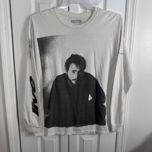 Posty Co Post‎ Malone Runaway Tour Tee Large White Long Sleeve Streetwear Grunge